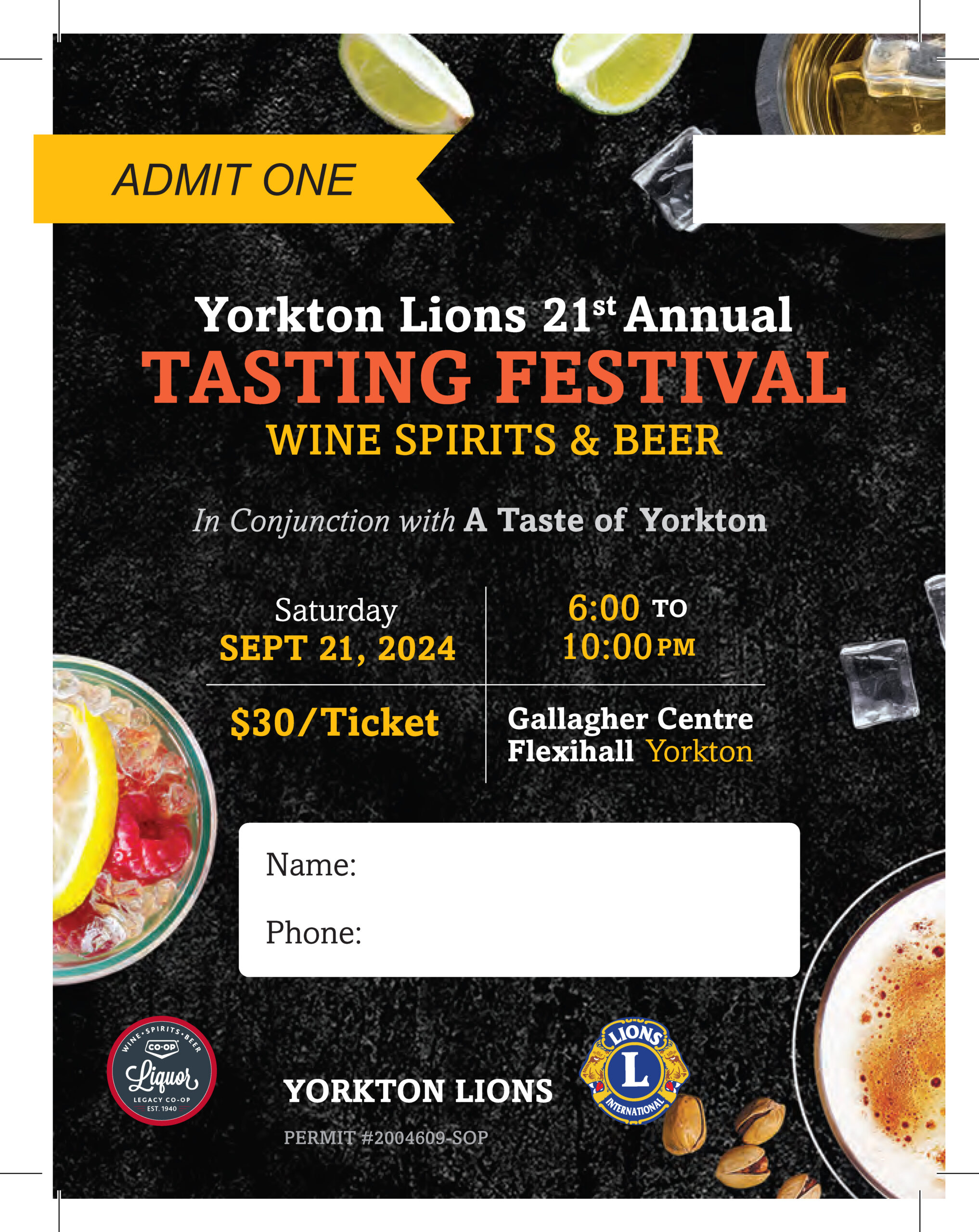 Yorkton Lions 21st Annual Tasting Festival